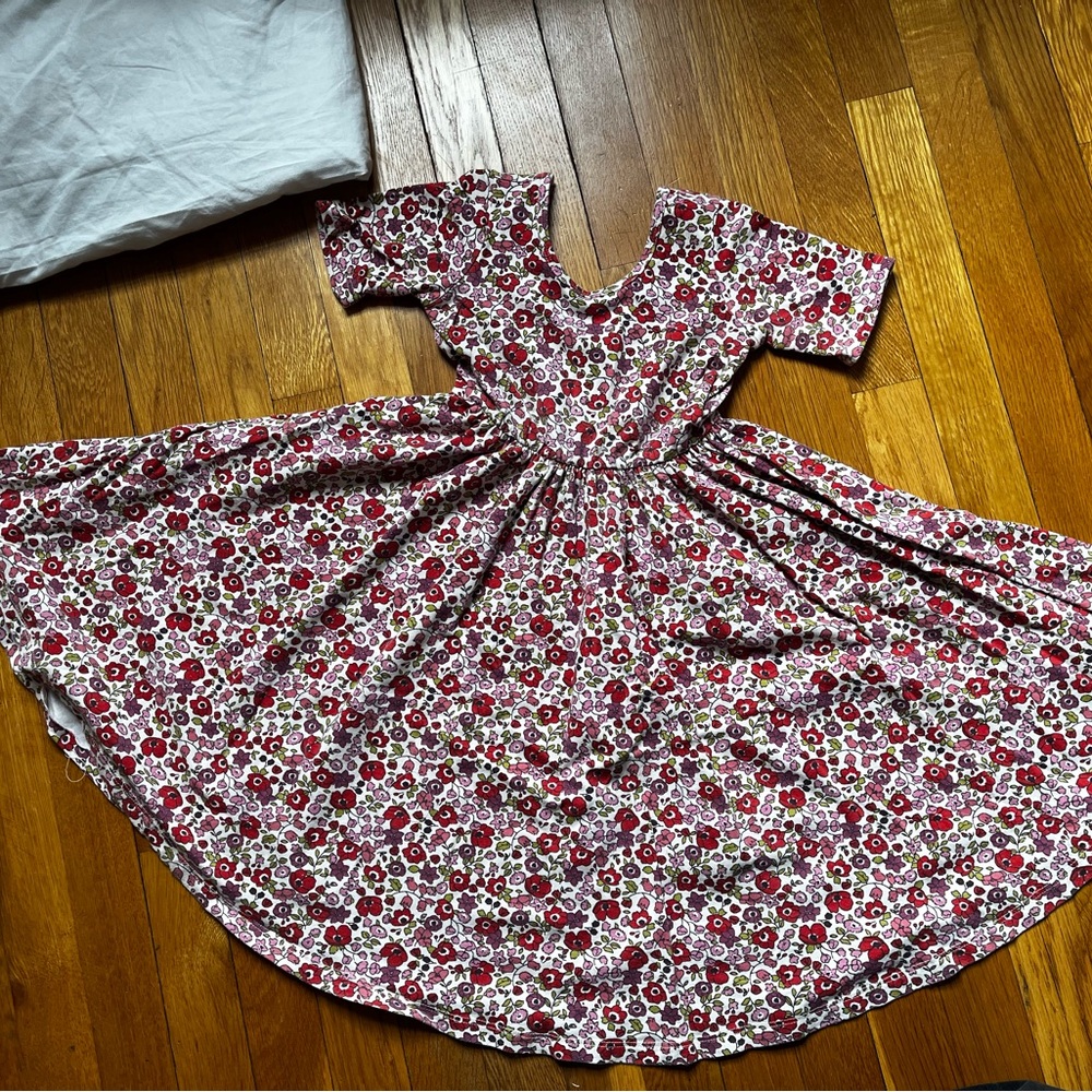 Alice + Ames Short Sleeve Ballet Dress in Poppy Floral